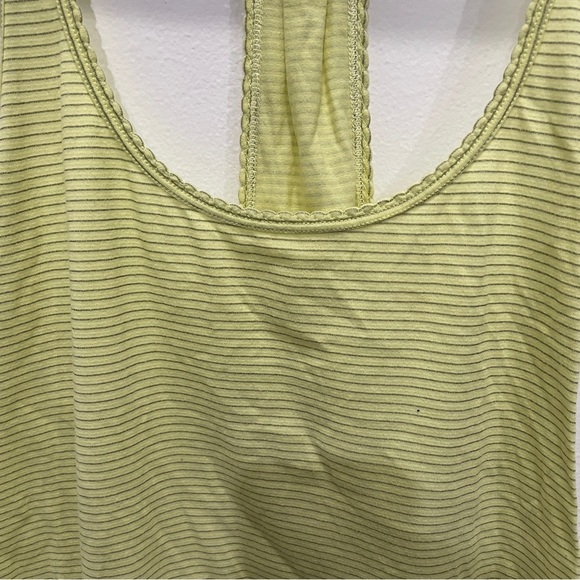 Lululemon Yellow Green Racerback Tank Top - Picture 3 of 7